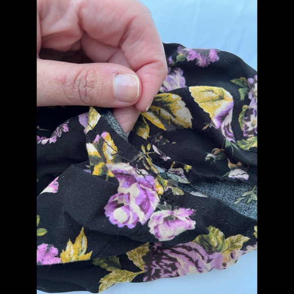 Floral Black Jumpsuit - Picture 13 of 14